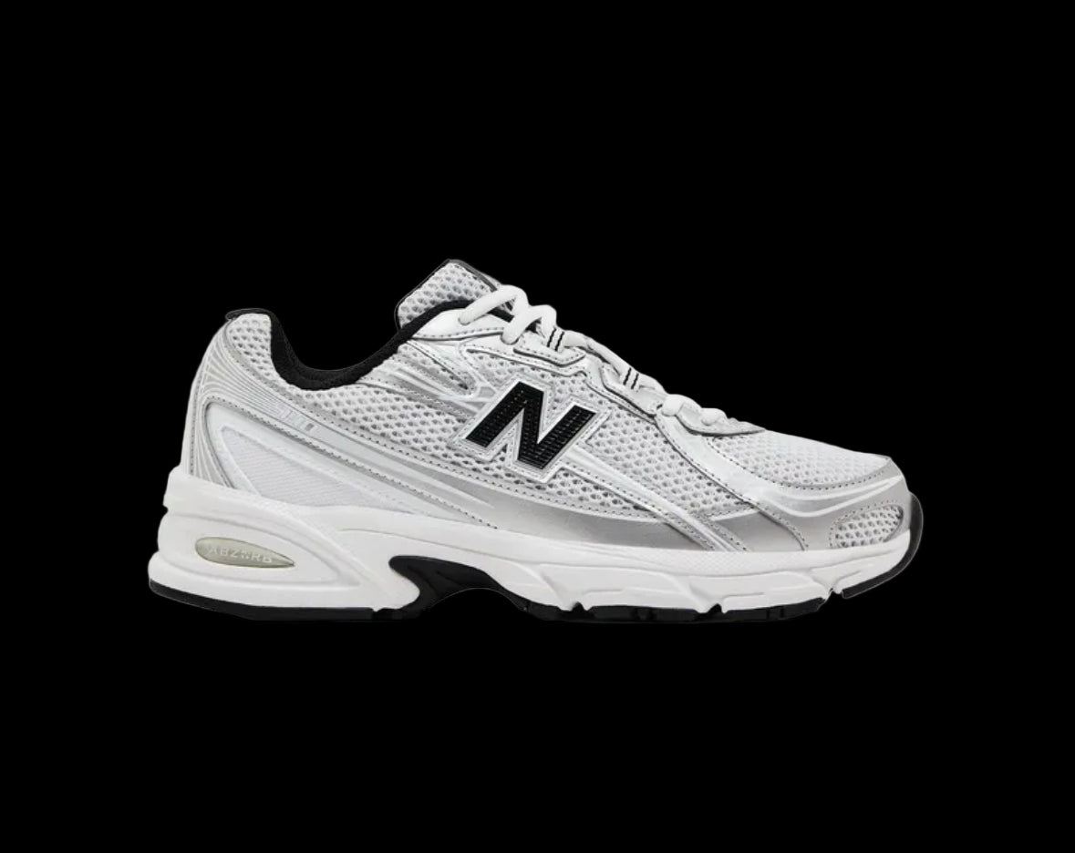 New Balance 740v2 White Silver Metallic Black