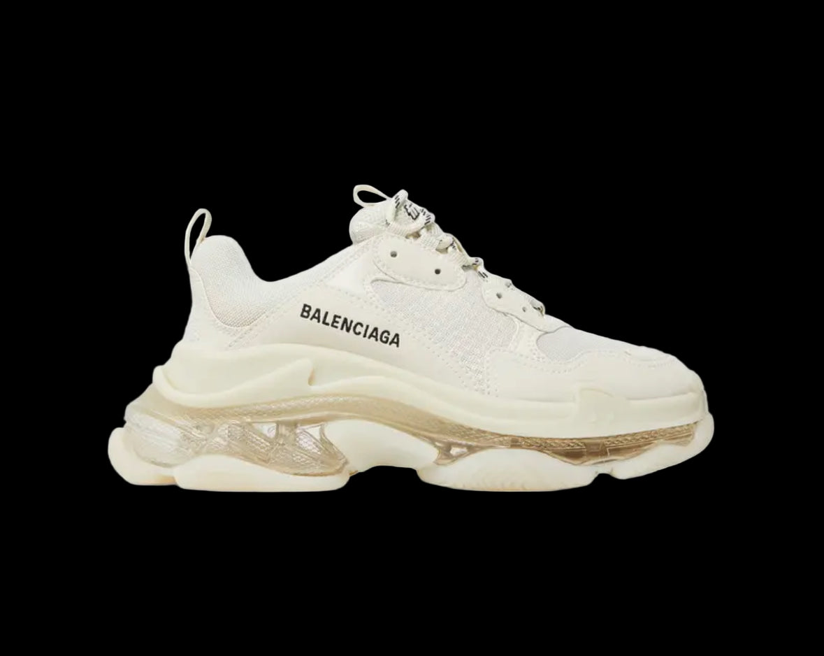 Balenciaga Triple S Clear Sole - Eggshell