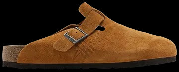 Stussy x Birkenstock Boston Shaggy Caramel