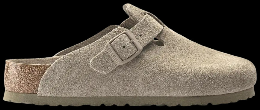 Birkenstock Boston Soft Footbed Faded Khaki