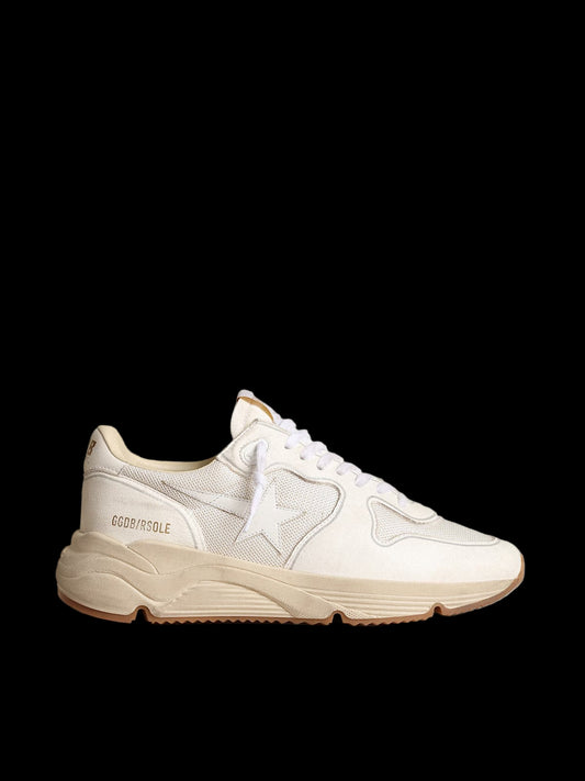 Running Sole mesh and white nappa