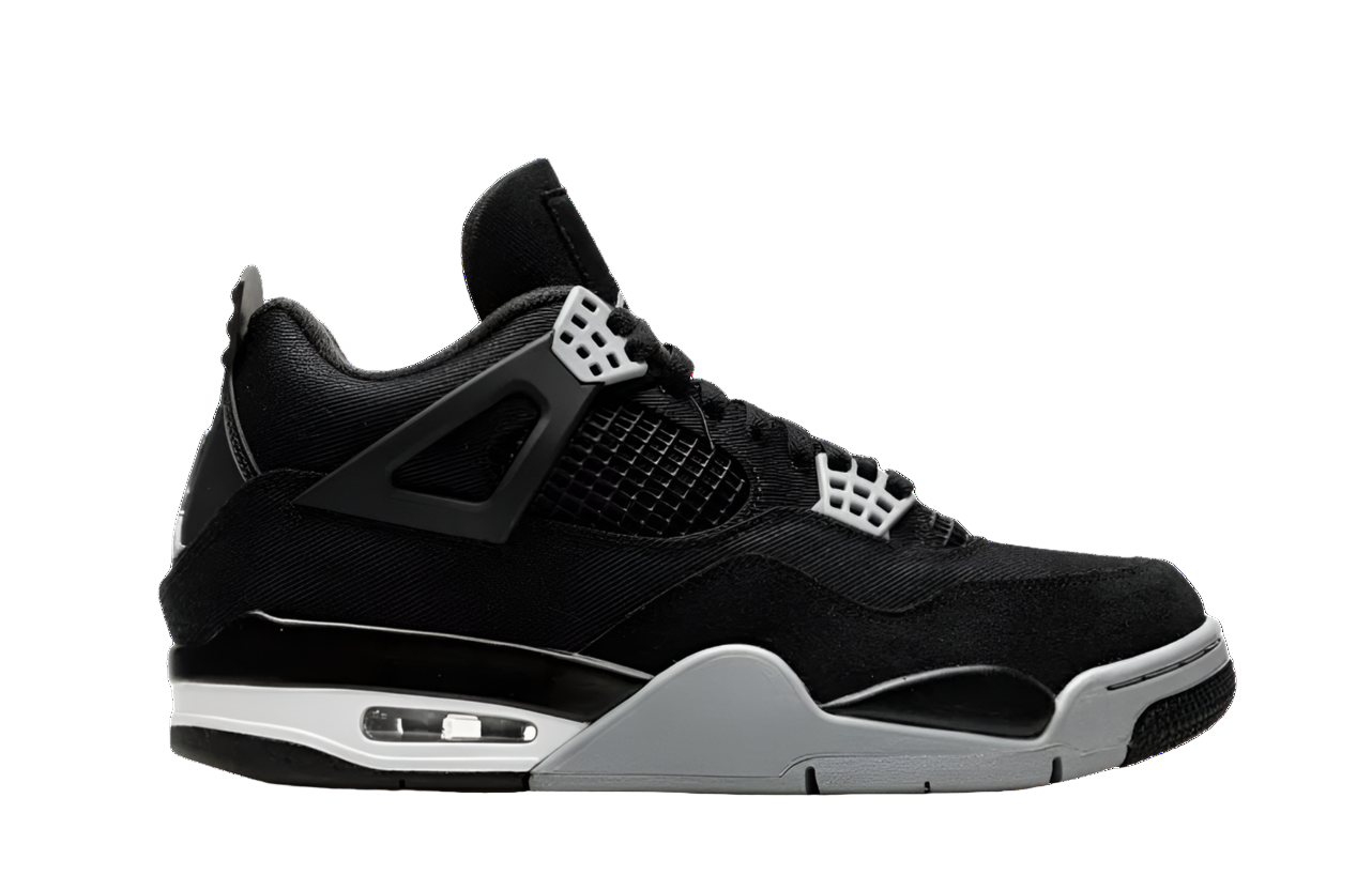 Air Jordan 4 Black Canvas Nike