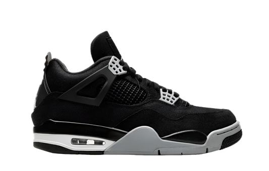 Air Jordan 4 Black Canvas
