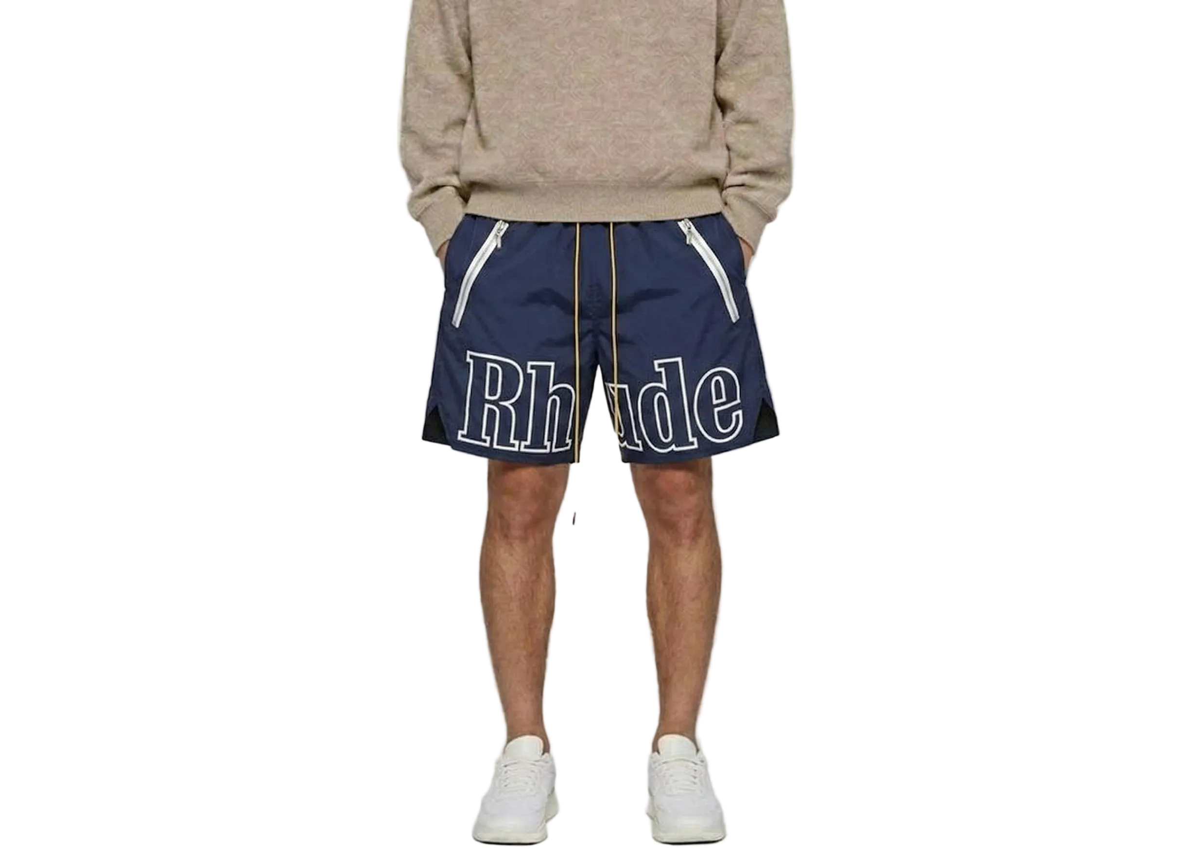 Rhude Logo Short Blue
