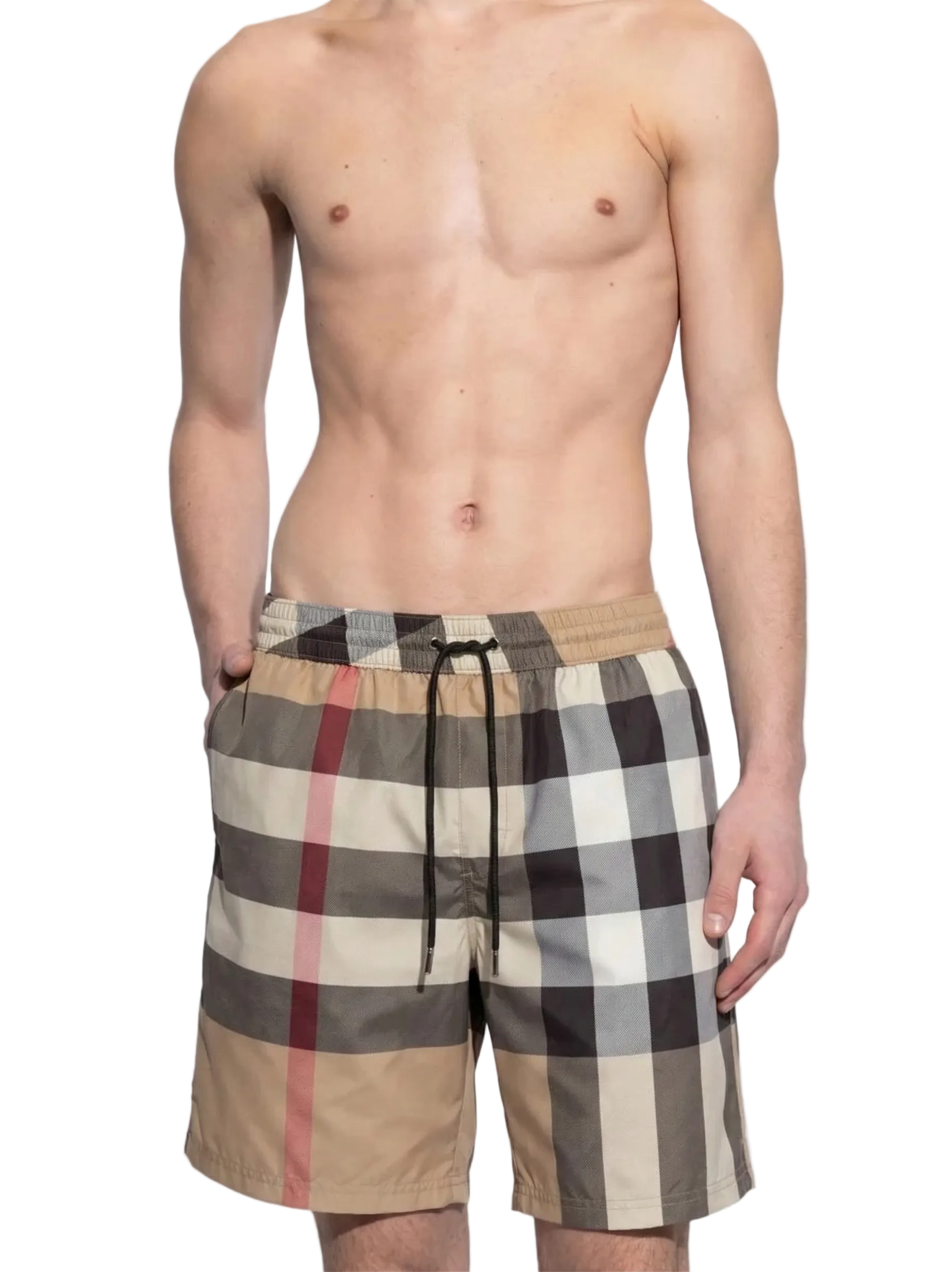 Burberry Check Swim Shorts Archive Beige