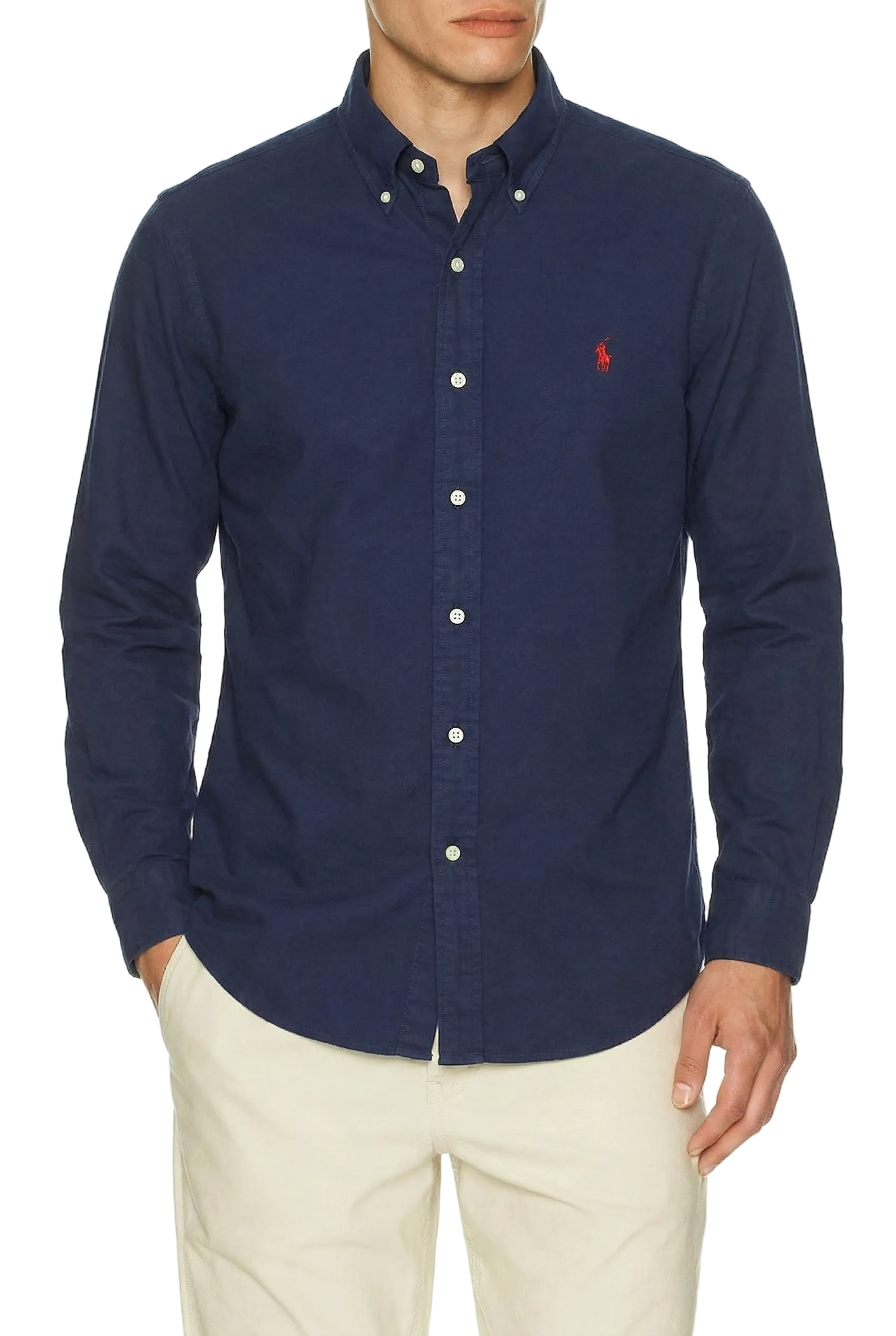 Polo Ralph Lauren Garment-Dyed Oxford Shirt RL Navy
