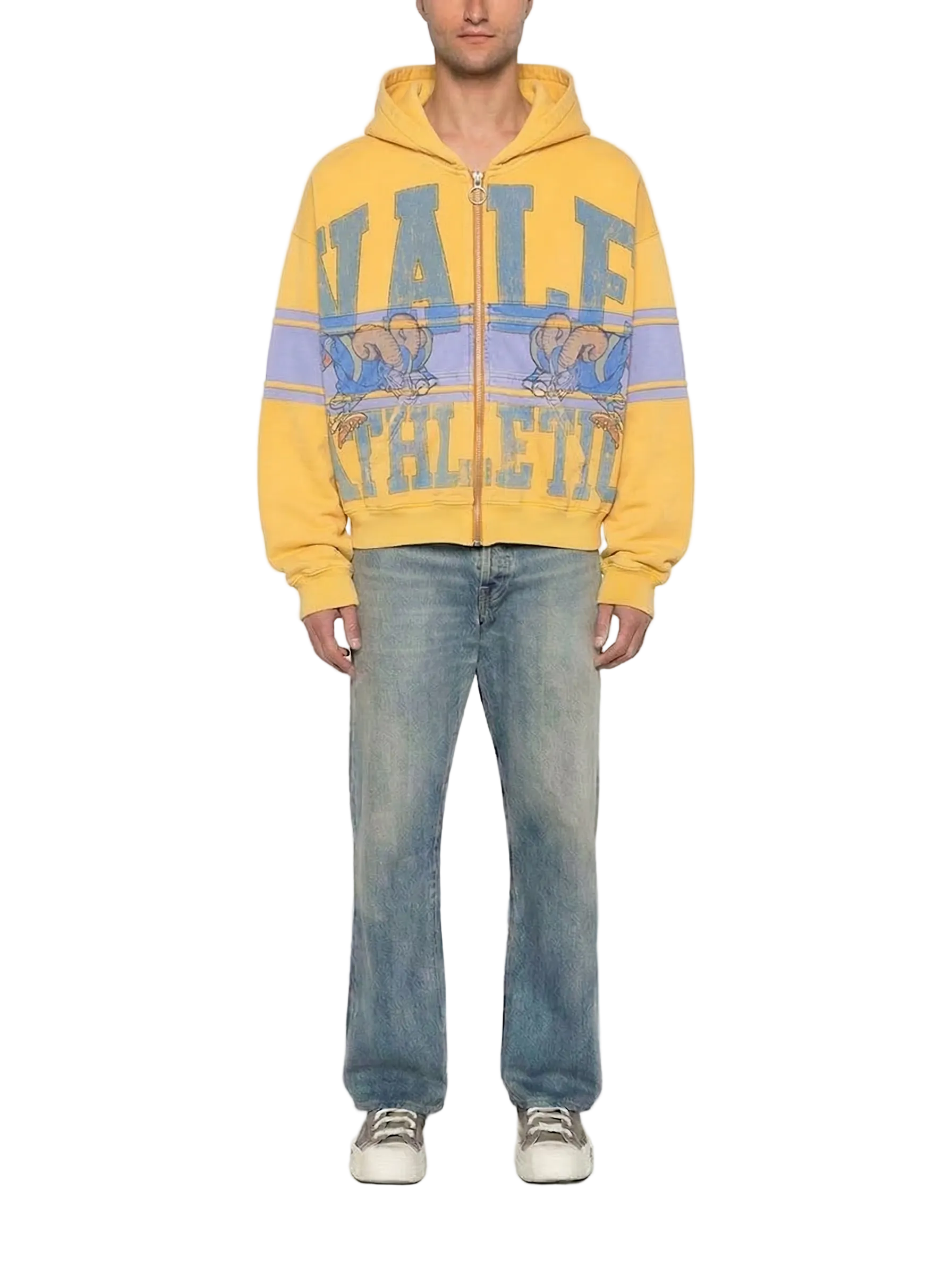 Vale Forever Bighorn Zip Up Hoodie Yellow