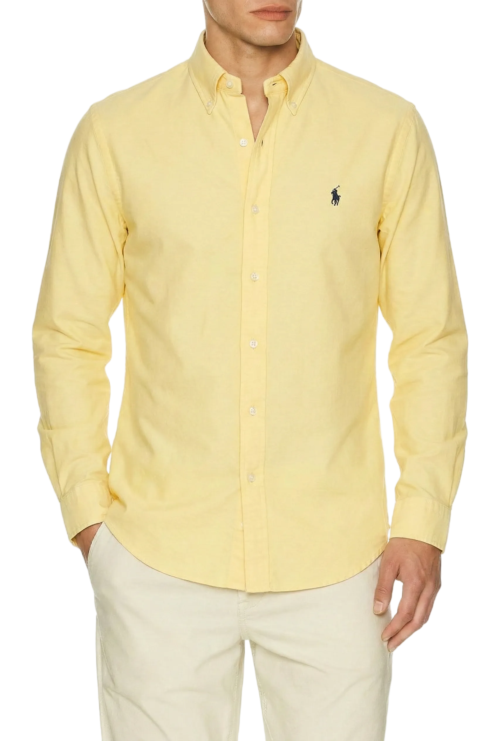 Polo Ralph Lauren Garment-Dyed Oxford Shirt Corn Yellow