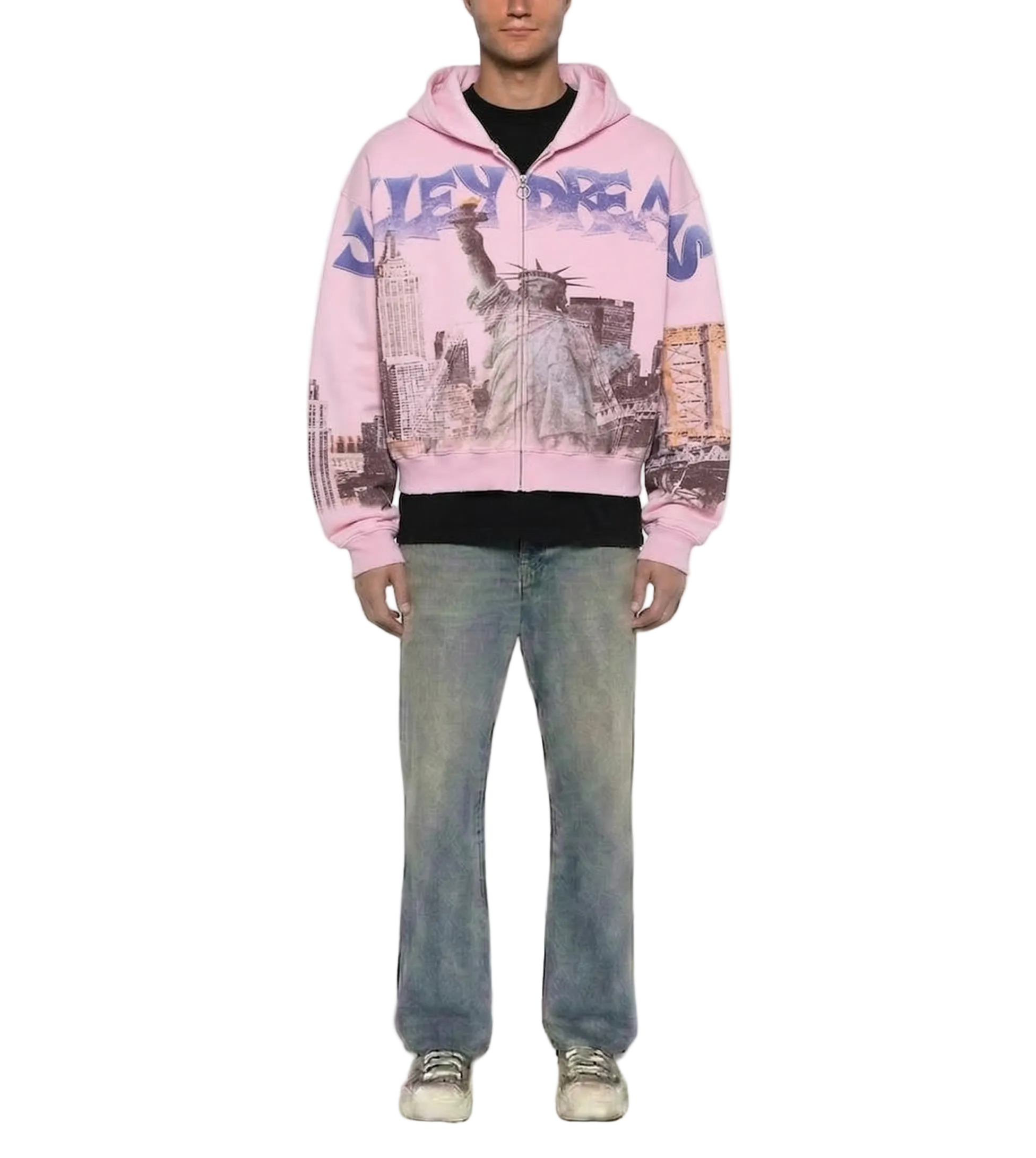 Vale Forever NYC Zip Up Neon/Pink