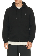 Polo Ralph Lauren Double-Knit Full-Zip Hoodie Polo Black Ralph Lauren