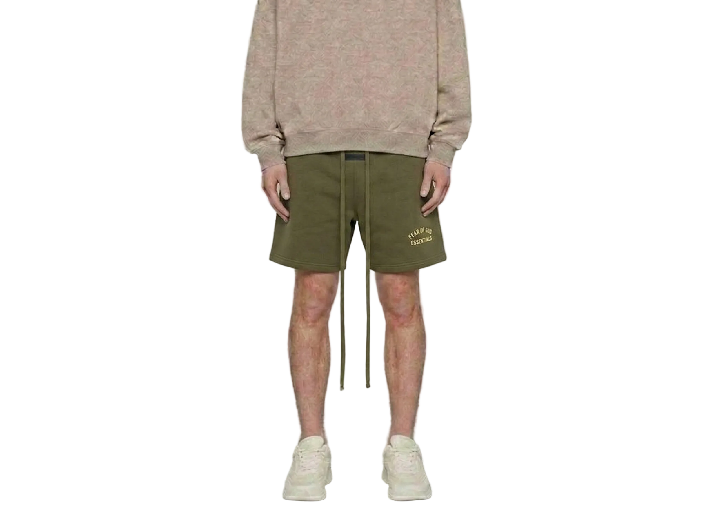 Fear of God Essentials Fleece Soccer Short Military