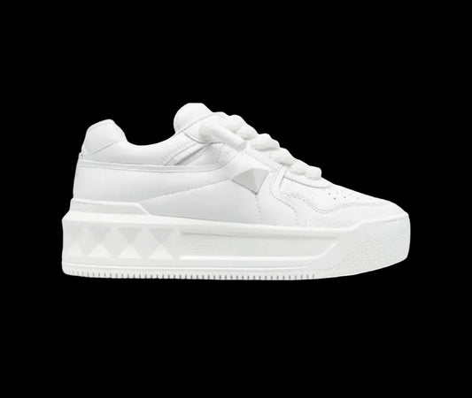 Valentino Wmns One Stud XL Low White