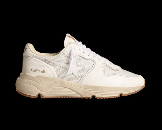 Golden Goose Running Sole White