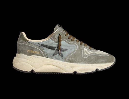 Golden Goose Running Sole Green