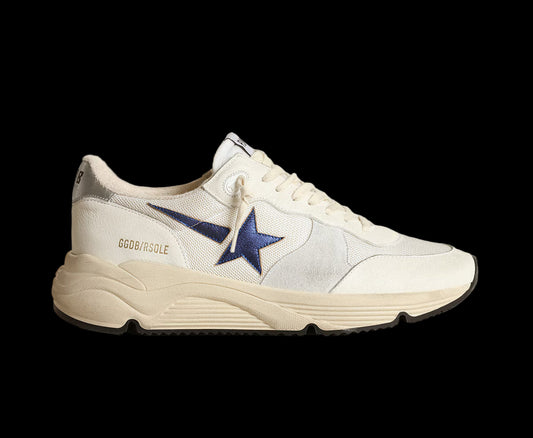 Golden Goose Running Sole White Blue