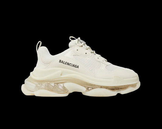 Balenciaga Triple S Clear Sole - Eggshell
