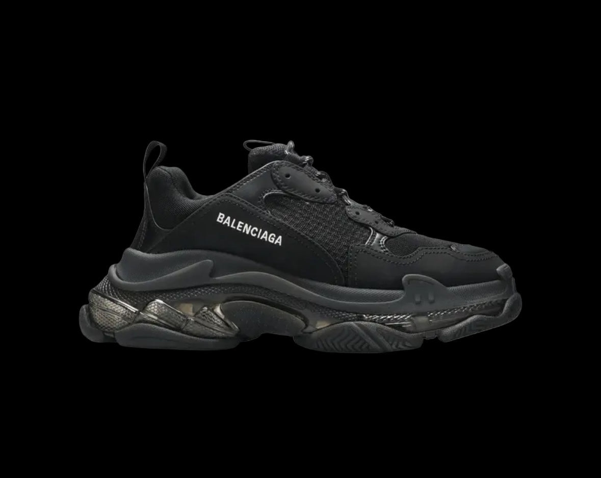 Balenciaga Triple S Clear Sole - Black Balenciaga
