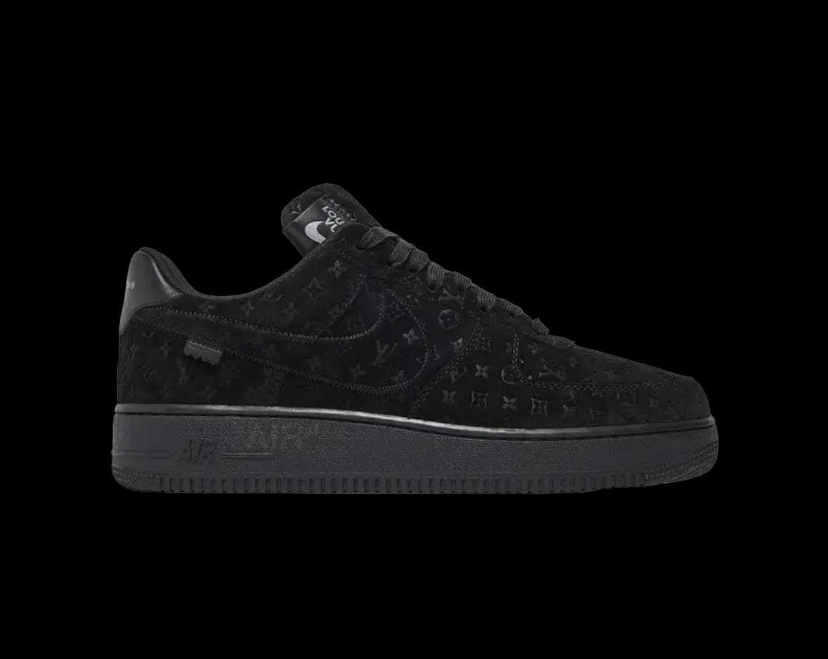 Louis Vuitton x Nike Air Force 1 Low Triple Black