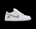 Supreme x Nike Dunk Low SB White Metallic Silver Nike