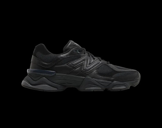 New Balance 9060 Triple Black Leather