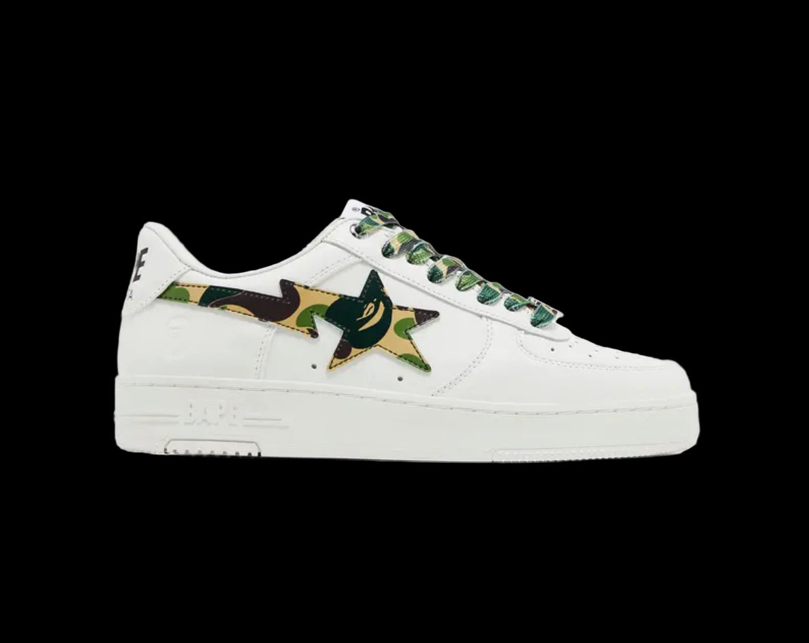 Bapesta Camo Pack Green Bape