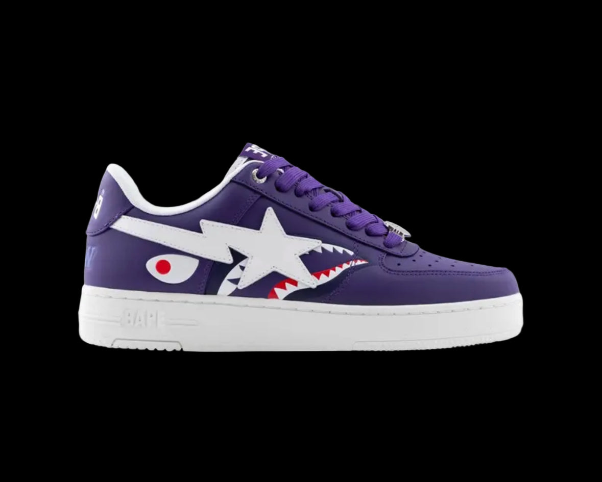 Bapesta Shark Purple Bape