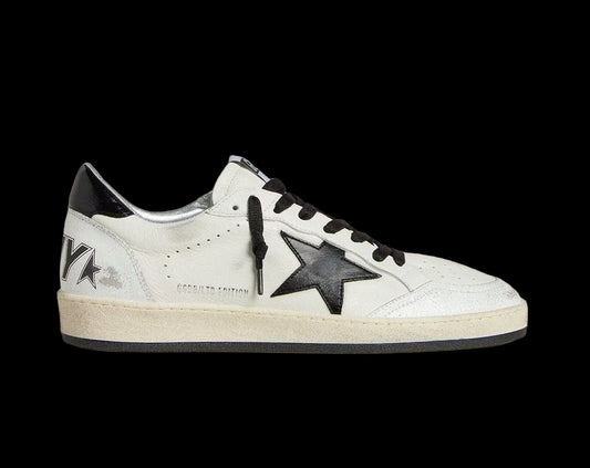 Ball Star Wishes nappa with black naplak star heel tab