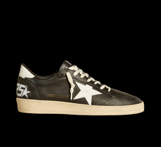 Ball Star black suede with white leather star