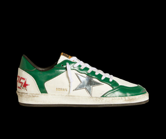 Ball Star LAB green and white leather with silver star