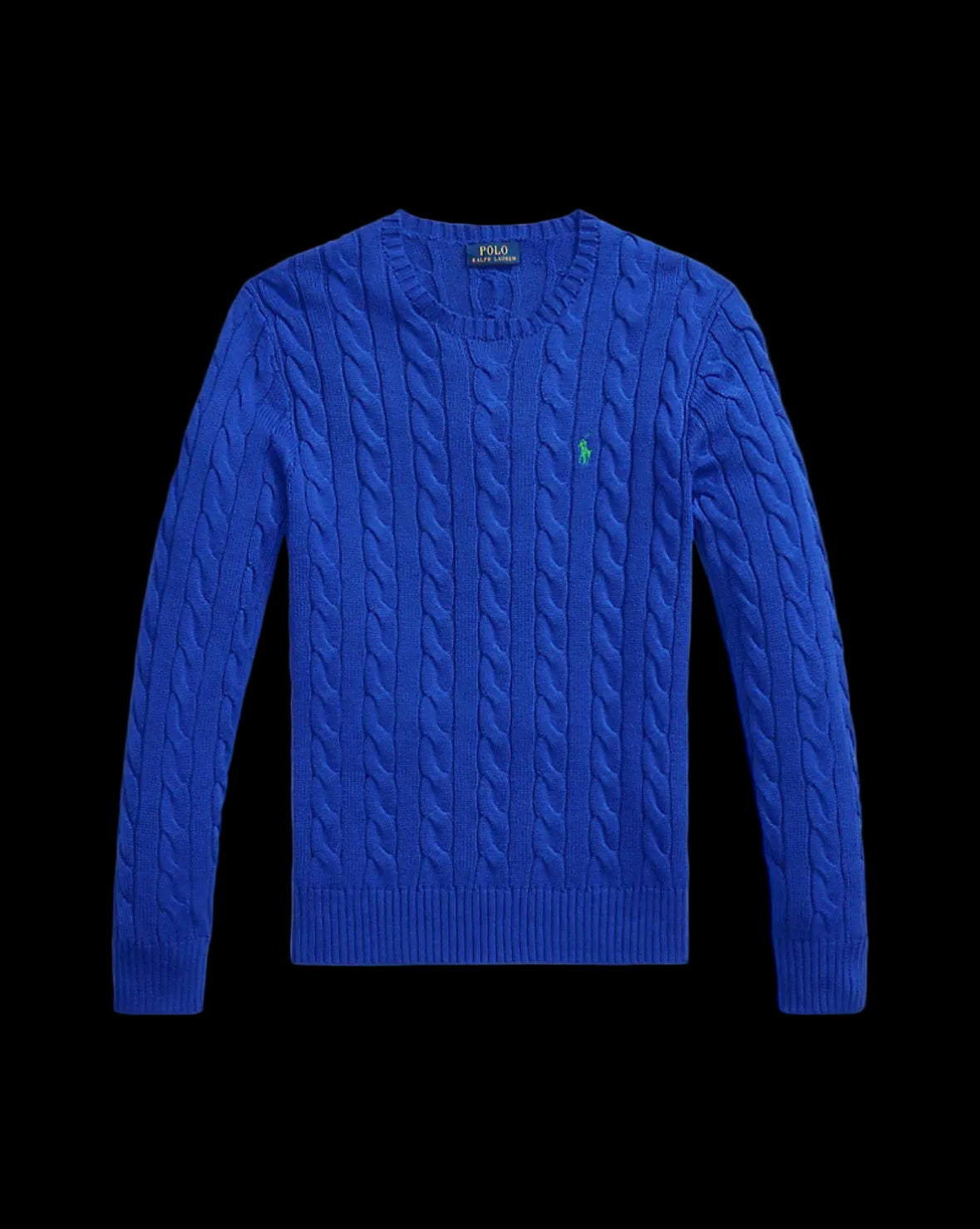 Polo Ralph Lauren Cable-Knit Cotton Sweater Pacific Royal.