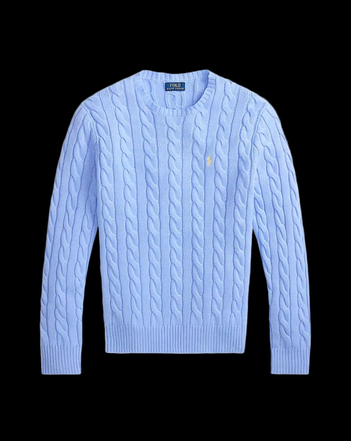 Polo Ralph Lauren Cable-Knit Cotton Sweater Austin Blue.