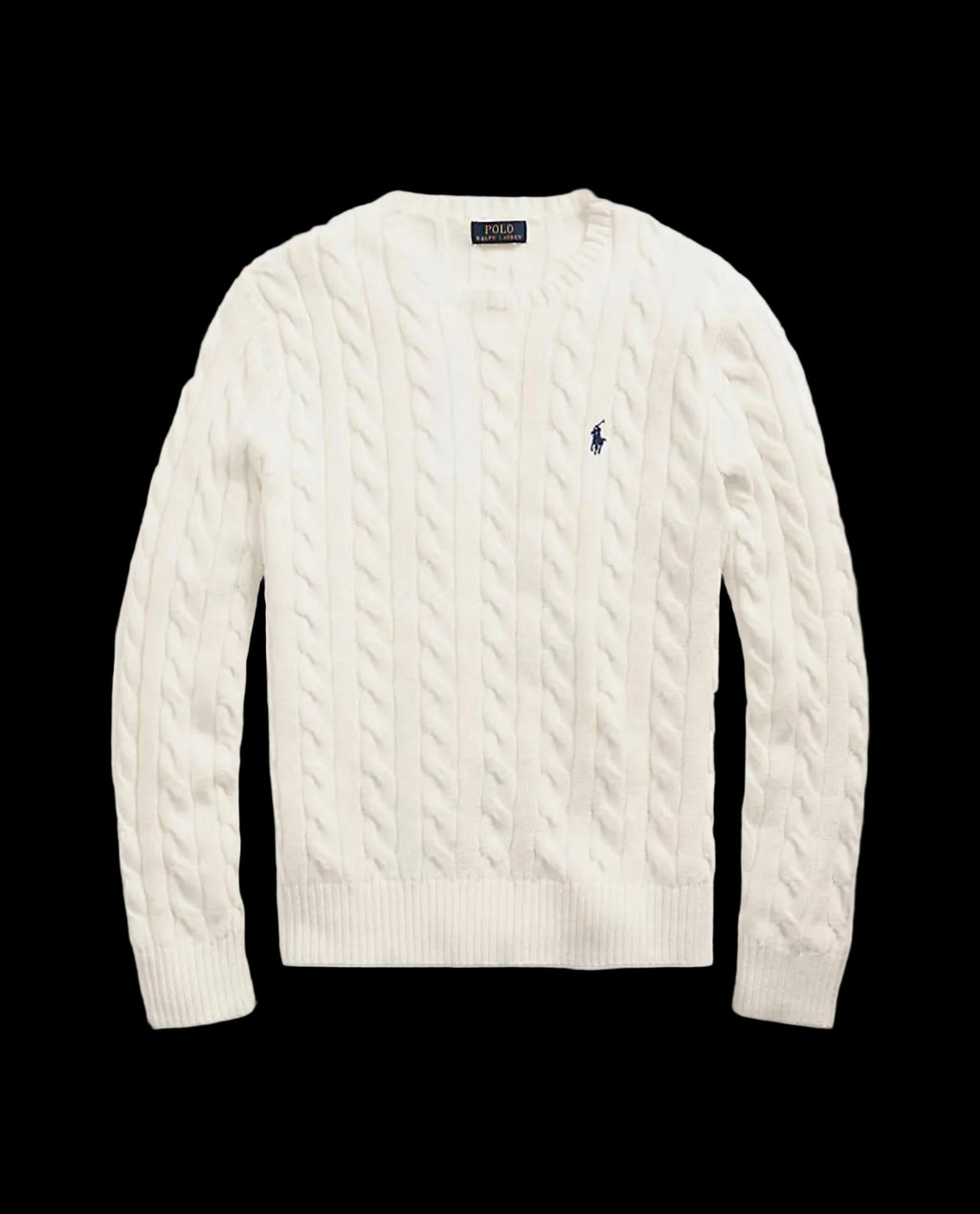 Polo Ralph Lauren Cable-Knit Cotton Sweater Andover Cream.