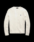 Polo Ralph Lauren Cable-Knit Cotton Sweater Andover Cream.