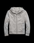 Polo Ralph Lauren Double-Knit Full-Zip Hoodie Light Sport Heather.