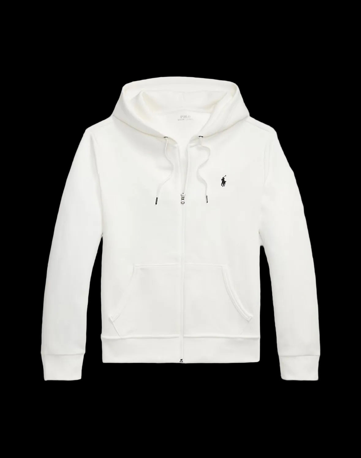 Polo Ralph Lauren Double-Knit Full-Zip White.