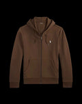 Polo Ralph Lauren Double-Knit Full-Zip Branch Brown.