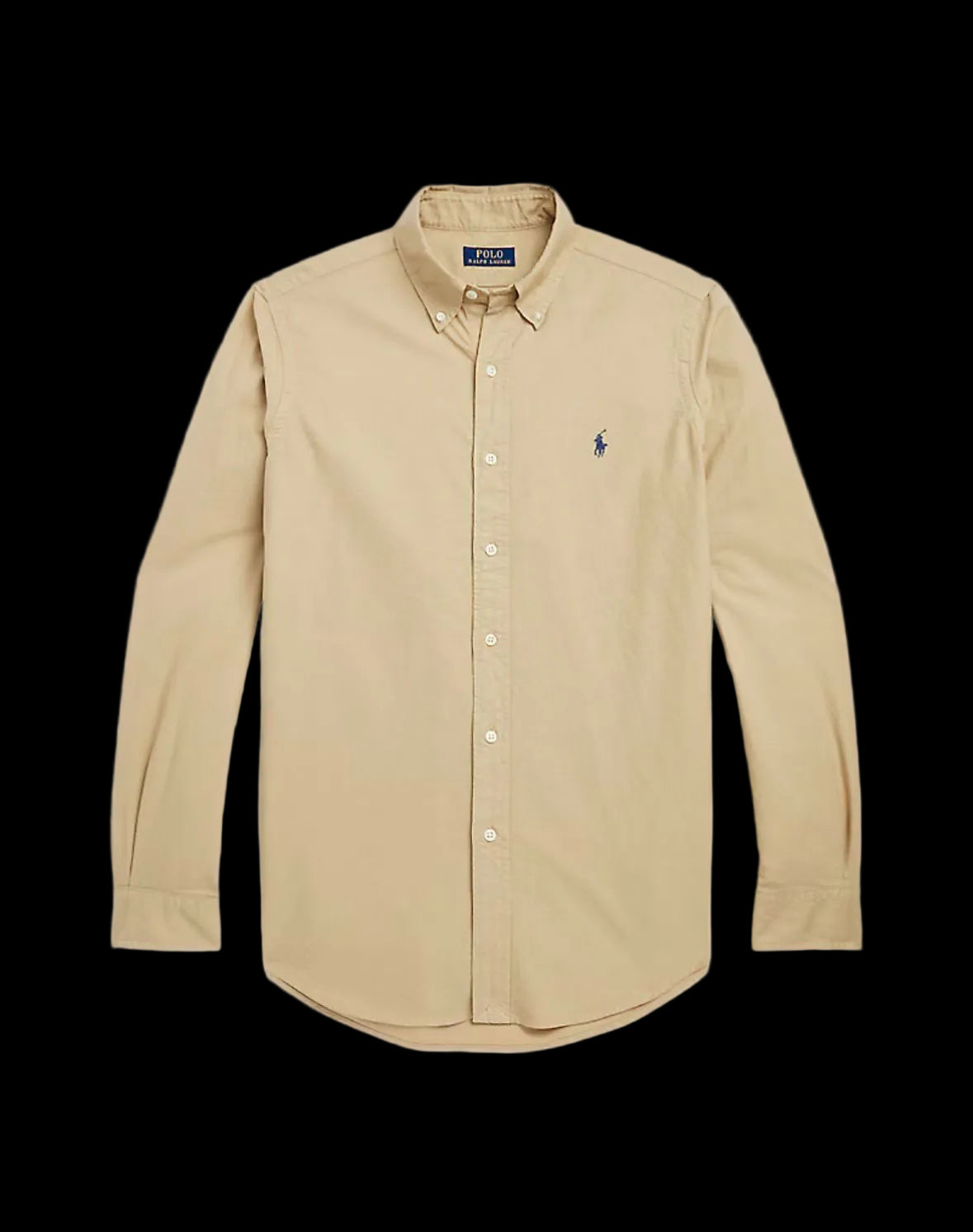 Polo Ralph Lauren Garment-Dyed Oxford Shirt Surrey Tan.