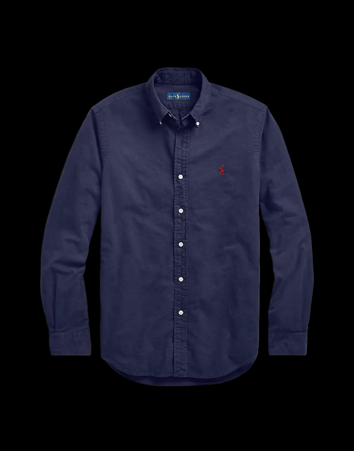 Polo Ralph Lauren Garment-Dyed Oxford Shirt RL Navy.
