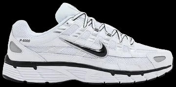 Nike P-6000 White Metallic Silver Black - VESTRA