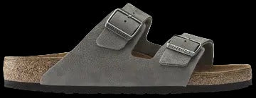 Birkenstock Arizona Nubuck Leather Desert Buck Whale Grey