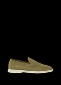 Loro Piana Suede Loafer Murano Green - VESTRA