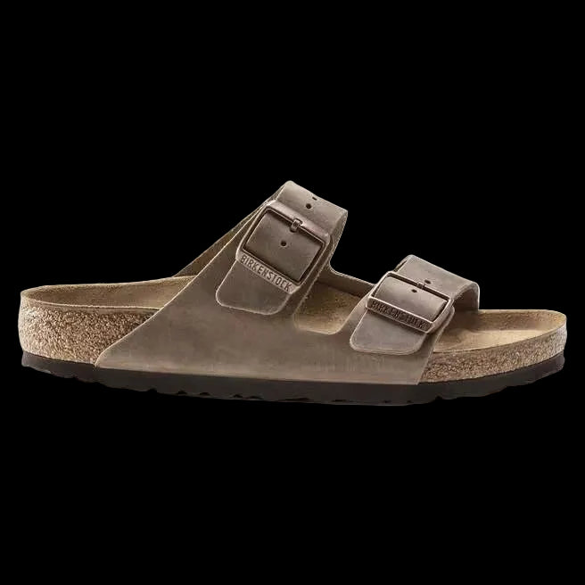 Birkenstock Arizona Oiled Leather Tobacco Brown - VESTRA