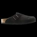 Birkenstock Boston Soft Footbed Suede Black - VESTRA