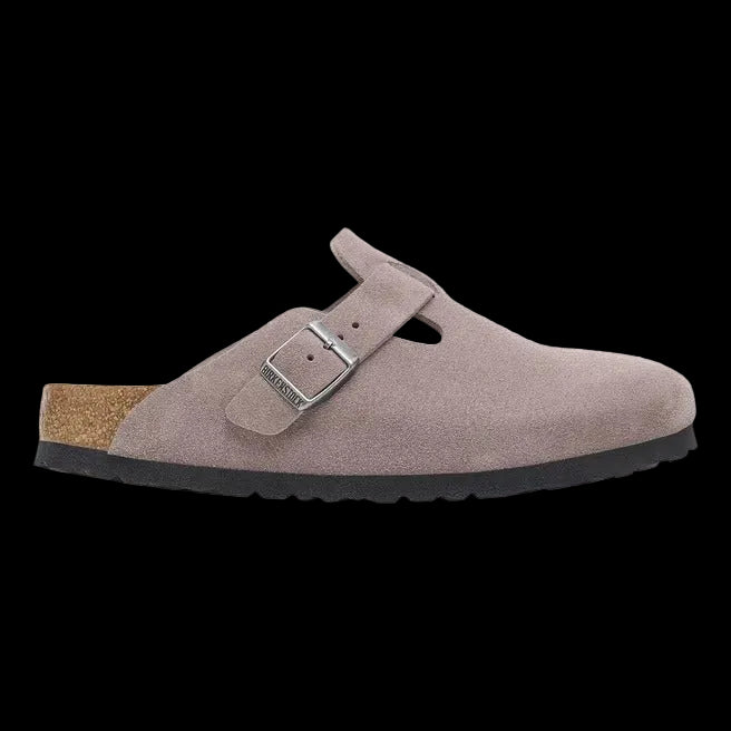 Birkenstock Boston Soft Footbed Narow Faded Purple - VESTRA