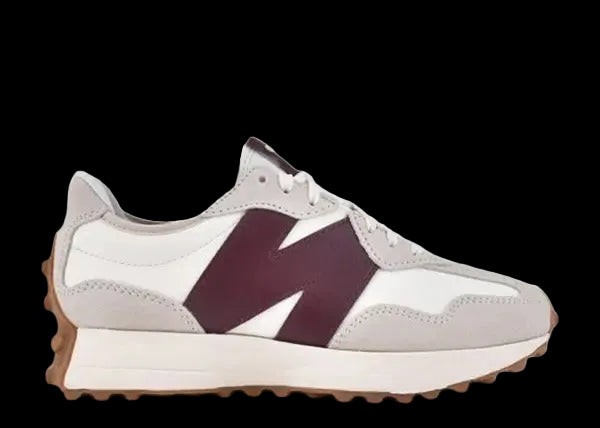 New Balance Wmns 327 White Dark Red New Balance