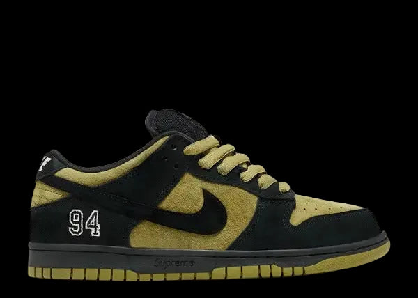 Supreme x Dunk Low SB Camper Green Nike