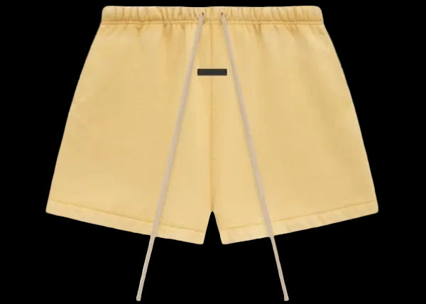 Fear of God Essentials Heavy Fleece Soccer Short Amber Essentials
