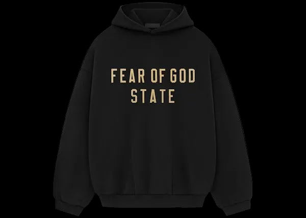 Fear of God Essentials Fleece Hoodie Black Essentials