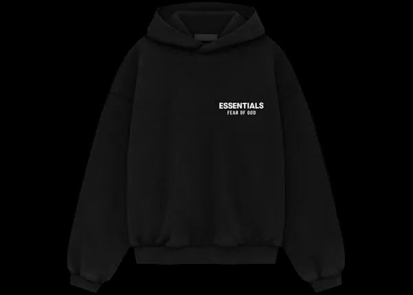 Fear of God Essentials Fleece Hoodie Black (FW24) Essentials