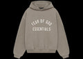 Fear of God Essentials Fleece Hoodie Heather Gray (FW24) Essentials
